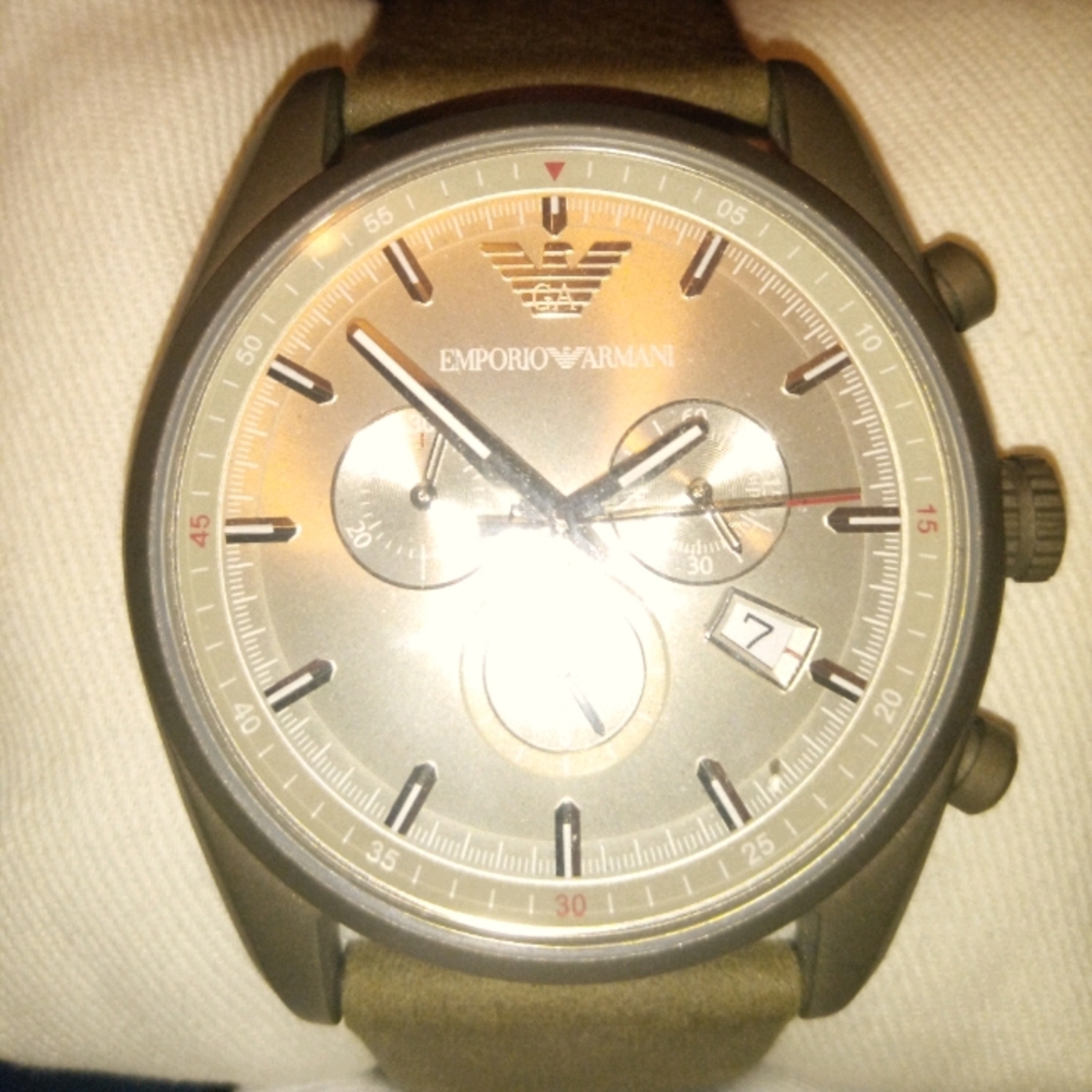 Emporio Armani Chronograph Mens Watch like new